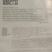 Miscelatore termostatico regolabile per impianti s