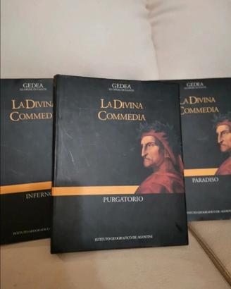 Divina commedia ed cartonata, tre tomi separati 
