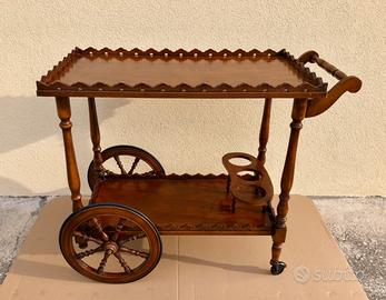 Carrello Bar Legno Vintage