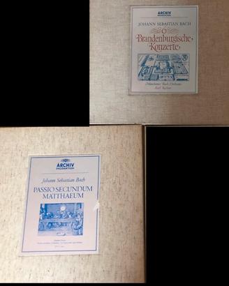 Dischi vinili classica ARCHIV (Bach)