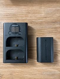 Caricabatteria con batteria LP-E6 compatibile