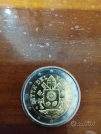 moneta da 2 euro vaticano del 2025