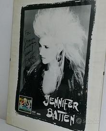 Poster Jennifer Batten autografato