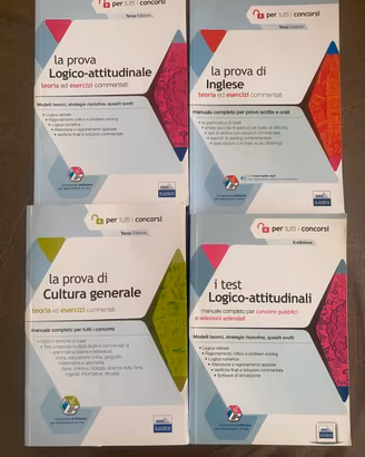 4 libri EdiSES per preparazione concorsi pubblici