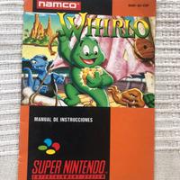 Libretto Whirlo SNES Super Nintendo ultra raro