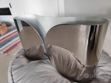 Floss Foglio lampada da parete Cromo