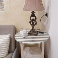 Tavolinetto-tondo shabby Charm Vintage