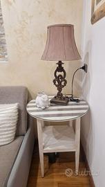 Tavolinetto-tondo shabby Charm Vintage