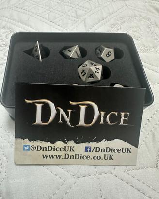 Set dadi DnDice Chromatic Dragon - Metallo