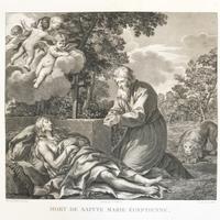 "Mort de S Marie"-Incisione a bulino - 1789