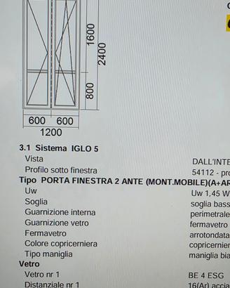 porta finestre e finestre 