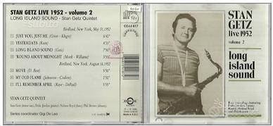 CD: Stan Getz - Live 1952 - Long Island Sound
