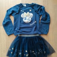 Completo 3 pezzi gonna, maglia e felpa Prenatal 