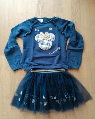 Completo 3 pezzi gonna, maglia e felpa Prenatal 