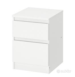 2 comodini Ikea bianchi ancora inballati