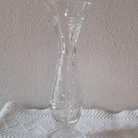 Vaso monofiore in cristallo