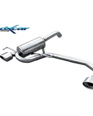 SILENZIATORE OVALE 120X80 DX + SX ALFA ROMEO 147