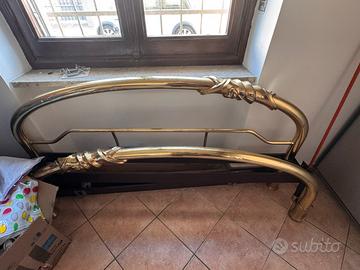 Letto liparini nodo d’amore  in ottone
