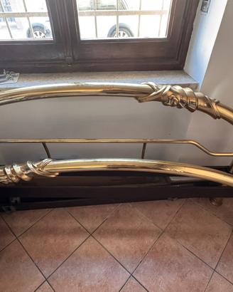 Letto liparini nodo d’amore  in ottone