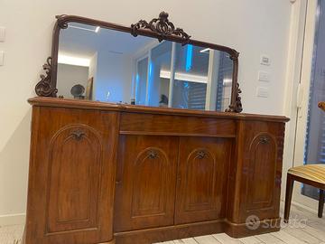 Credenza con specchiera fine 800 inglese 