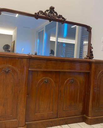 Credenza con specchiera fine 800 inglese 