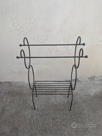 Porta asciugamani in ferro battuto