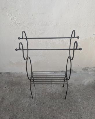 Porta asciugamani in ferro battuto