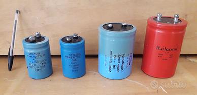 4 condensatori elettrolitici Lotto3