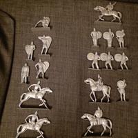 soldatini in metallo  1:32 saraceni e crociati