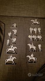 soldatini in metallo  1:32 saraceni e crociati