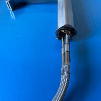 Miscelatore inox per lavello cucina