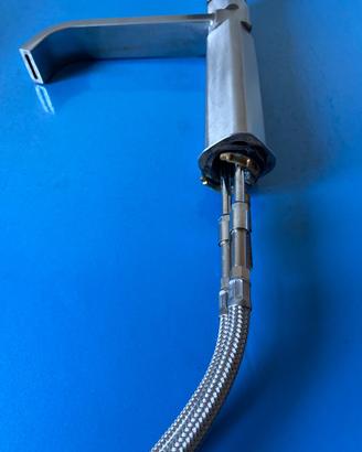 Miscelatore inox per lavello cucina