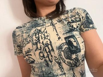 original archive jpg gaultier mesh tshirt