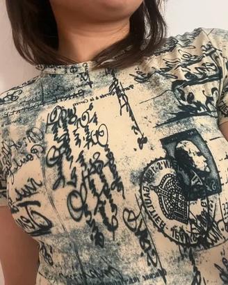 original archive jpg gaultier mesh tshirt