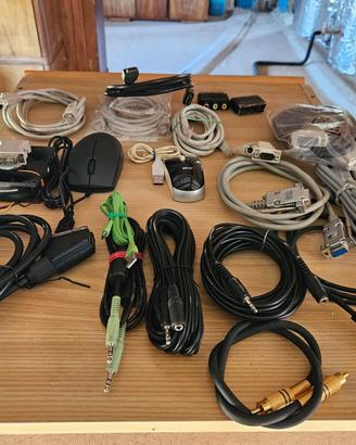 Lotto Cavi Vintage PC e Audio/Video