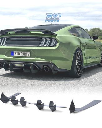 DIFUSORE FORD MUSTANG 15-17 NERO LUCIDO