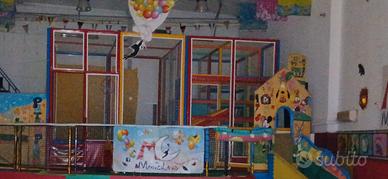 Playground a 3 livelli 8x4 con piscina di palline 