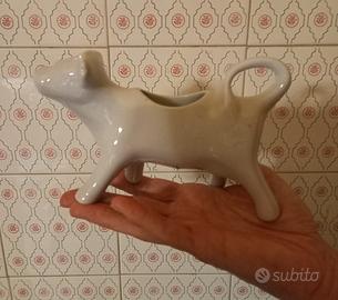 mucca ceramica porta latte