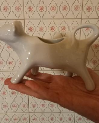 mucca ceramica porta latte