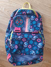 Zaino Seven bambina teschio blu rosa