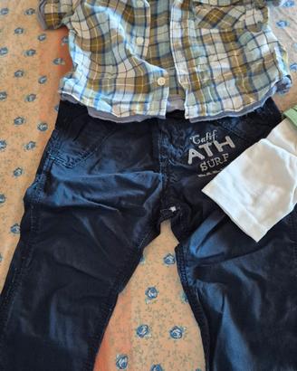 Lotto abbigliamento bambino 9-12 mesi