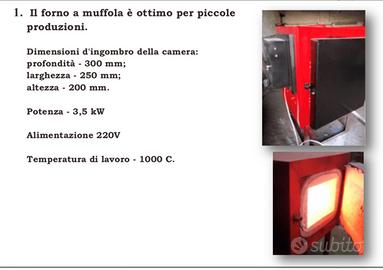 Forno elettrico a muffola