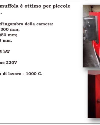 Forno elettrico a muffola