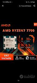 Processore Amd Ryzen 7 7700