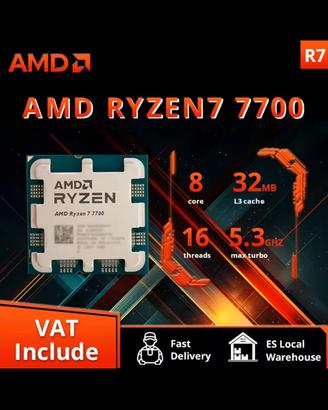 Processore Amd Ryzen 7 7700