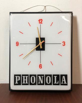 Insegna Luminosa PHONOLA Anni 60 Made in Italy