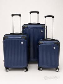 Set 3 valigie rigide Joia Home Ocean Blu Nuove