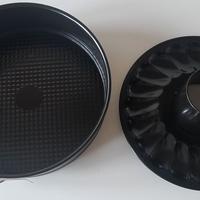 Tortiera apribile con cerniera e doppio fondo