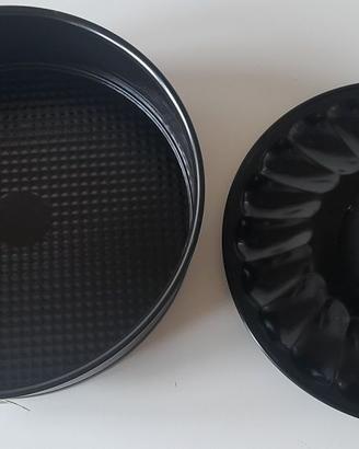 Tortiera apribile con cerniera e doppio fondo