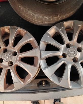 2 cerchi da 16 Opel corsa d 2010